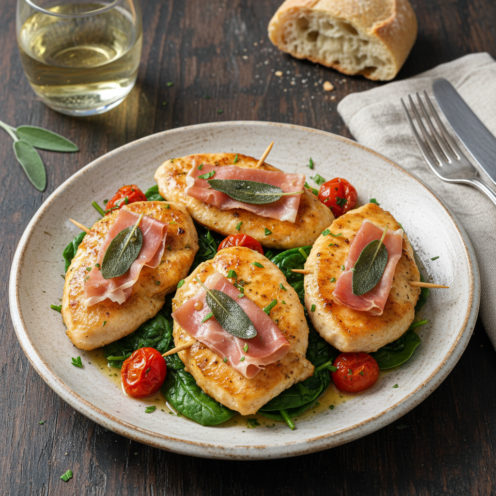 Saltimbocca di Pollo alla Romana