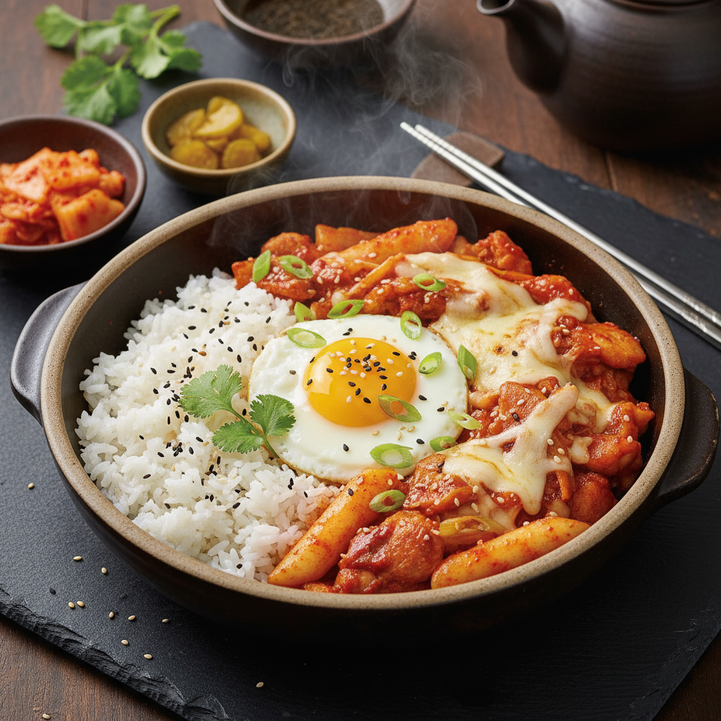Dakgalbi Bowl with Rice