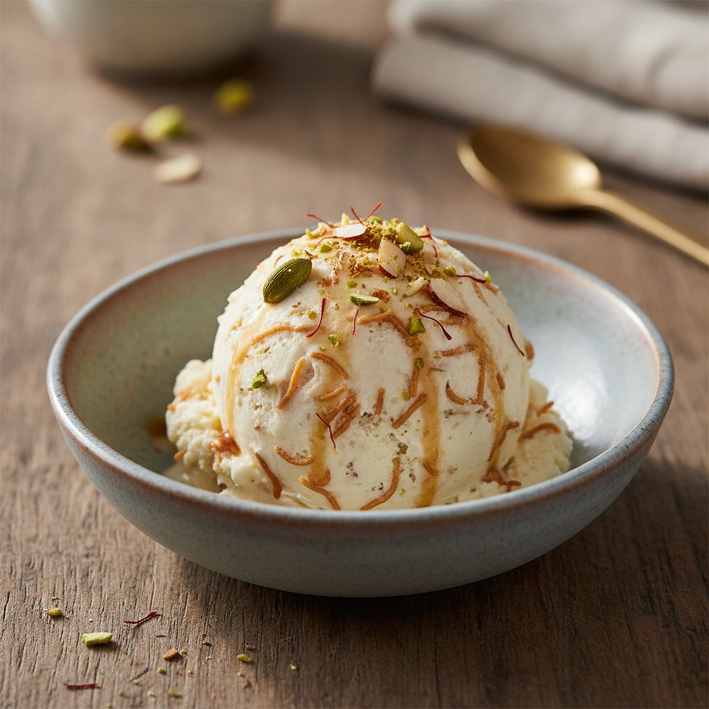 Toasted Vermicelli Milk Ice Cream