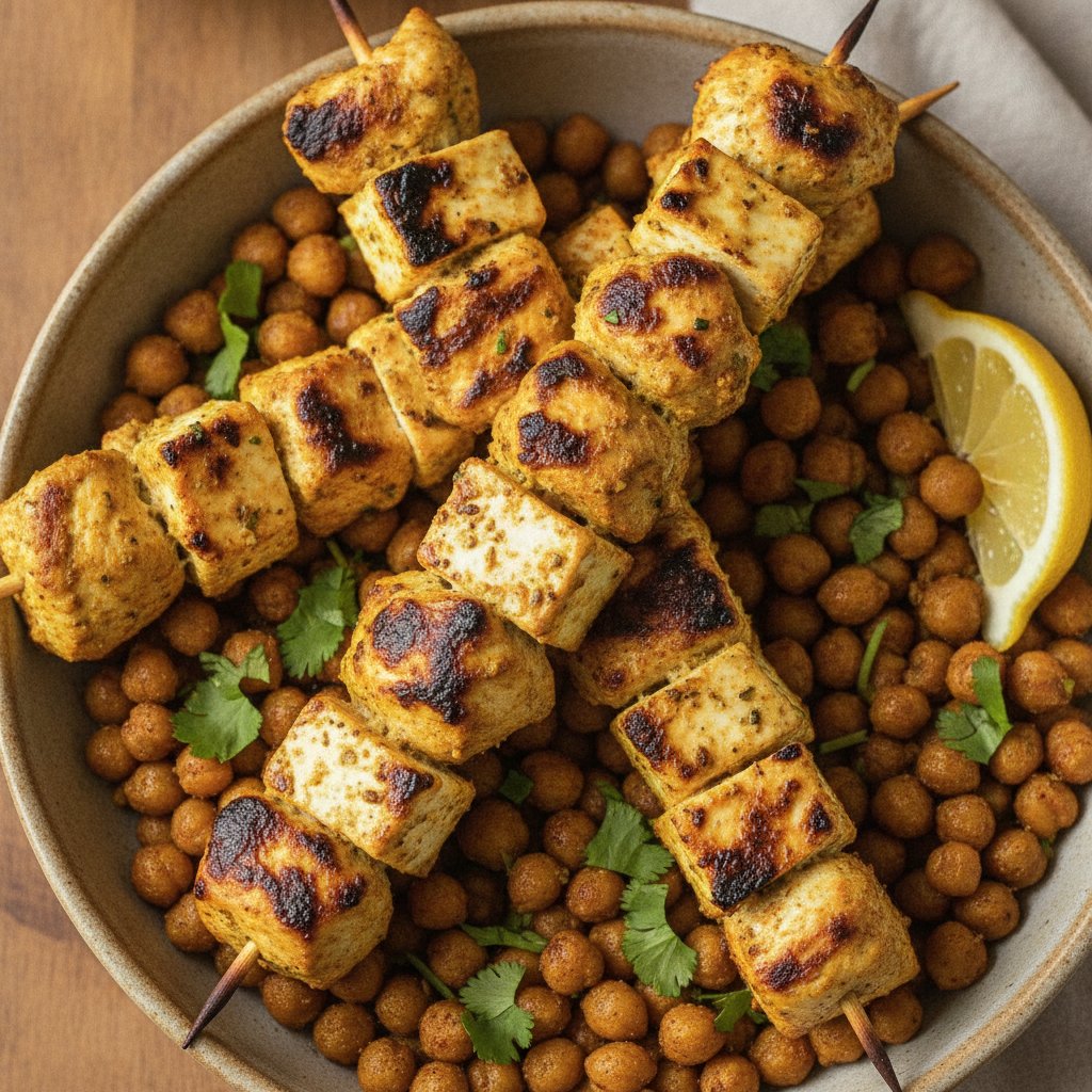 Grilled Creamy Chicken Skewers (High-Protein)