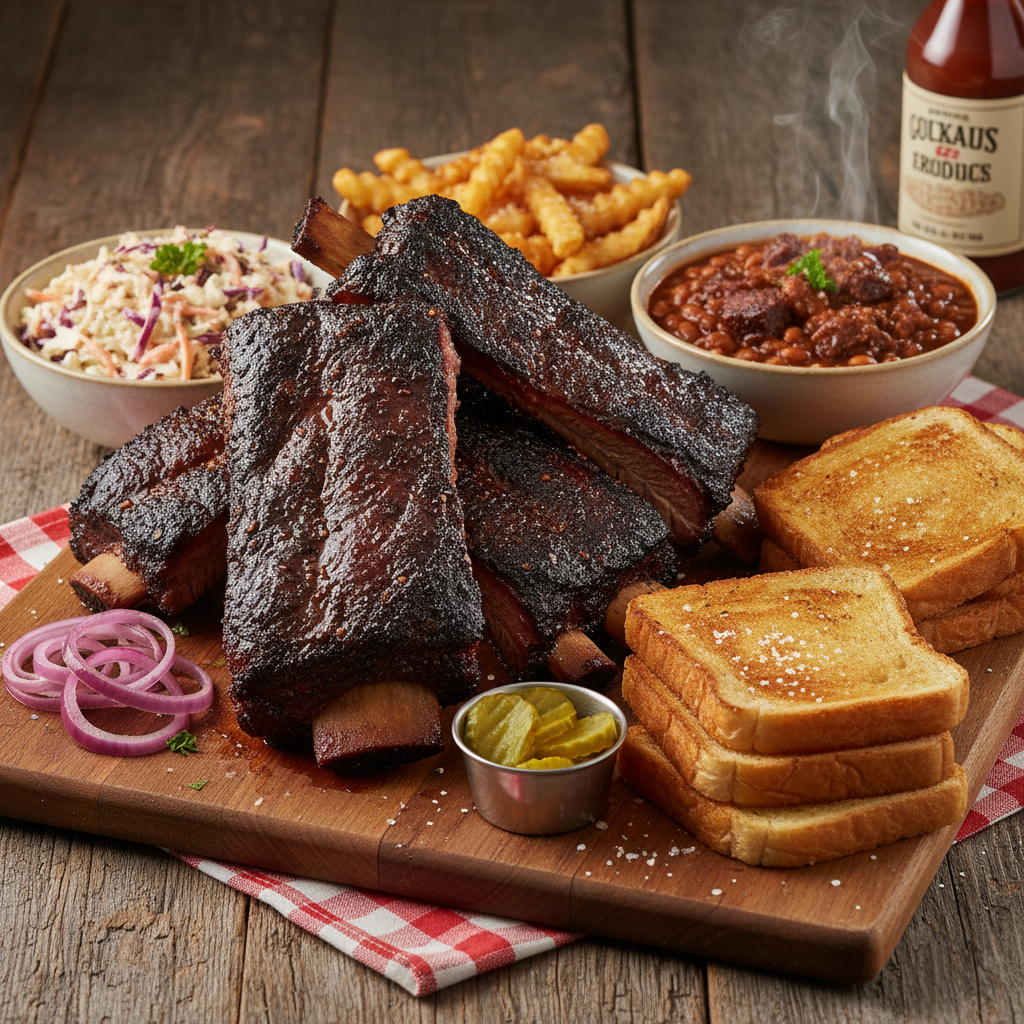 Texas Smoked Beef Ribs Family 