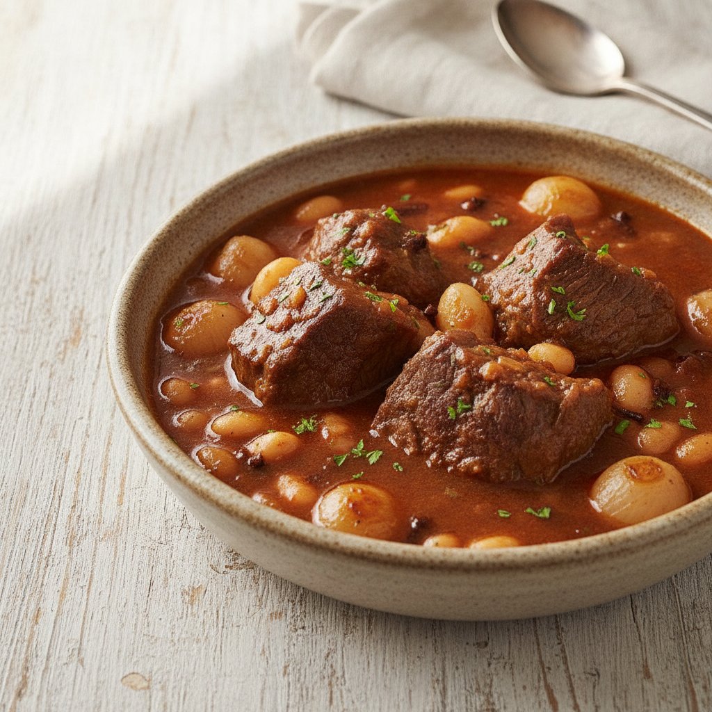 Braised Beef and Onion Stew (High-Protein)