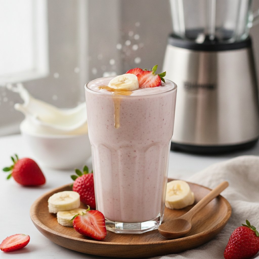 Classic Strawberry Banana Smoothie