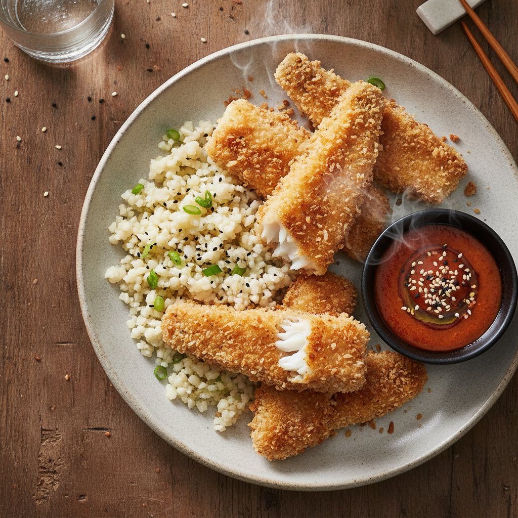 Crispy Fried Fish Fillet (Keto)