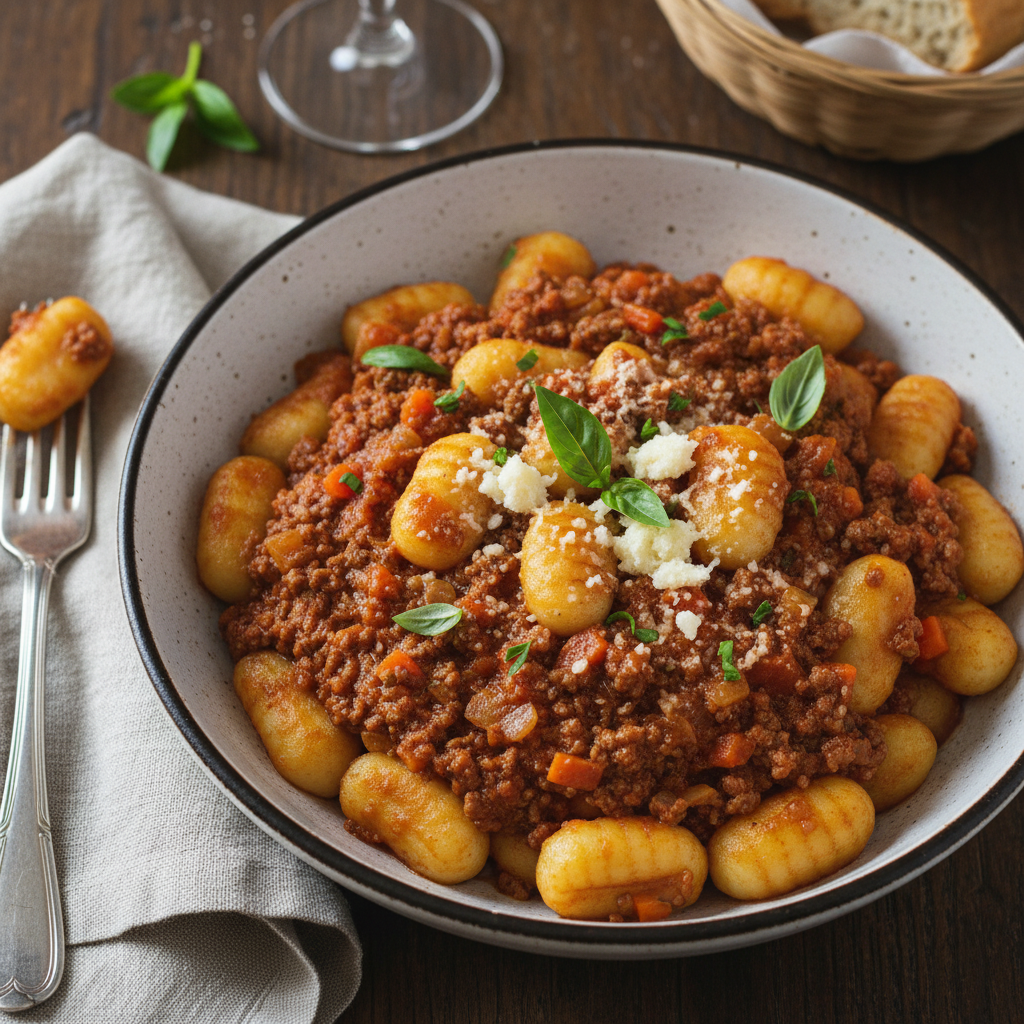 Gnocchi al Ragù Bolognese
