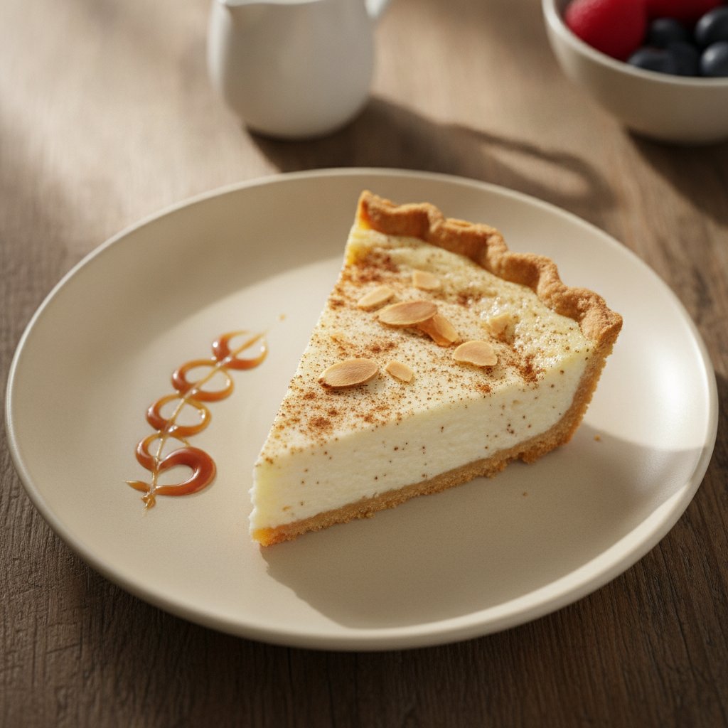 Mexican Egg Custard Pie (Low-Calorie)