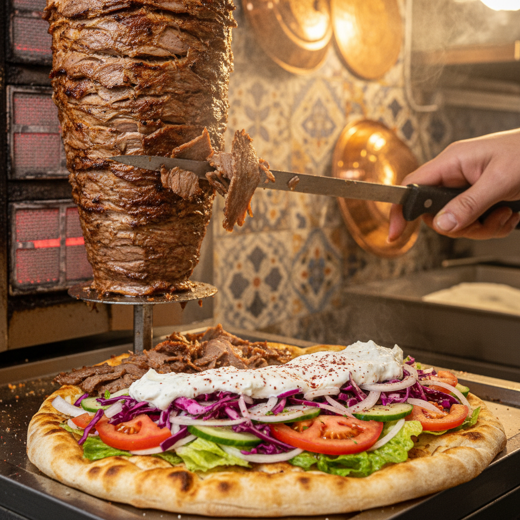 Spiced Grilled Lamb and Chicken — Döner Kebab