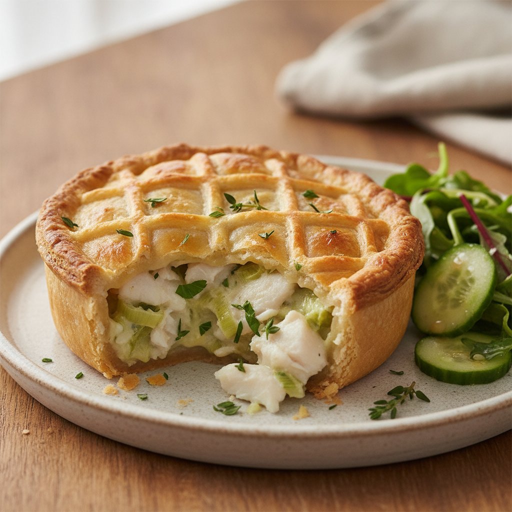 Cod and Leek Pie