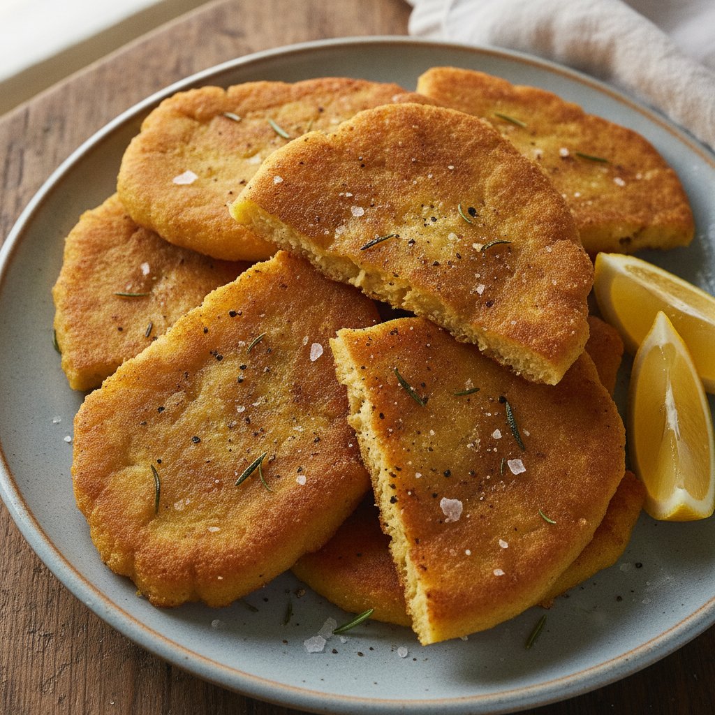 Fried Chickpea Flatbread