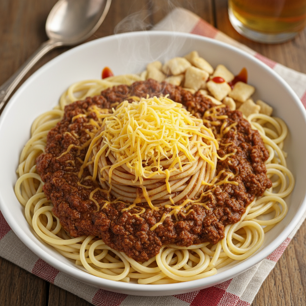 Ohio Cincinnati Chili Spaghetti Bowl