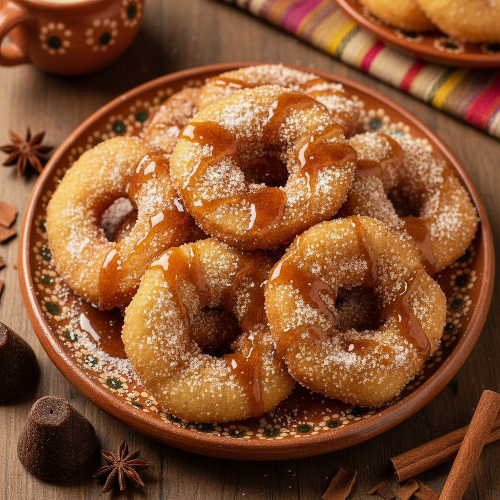 Buñuelos con Piloncillo