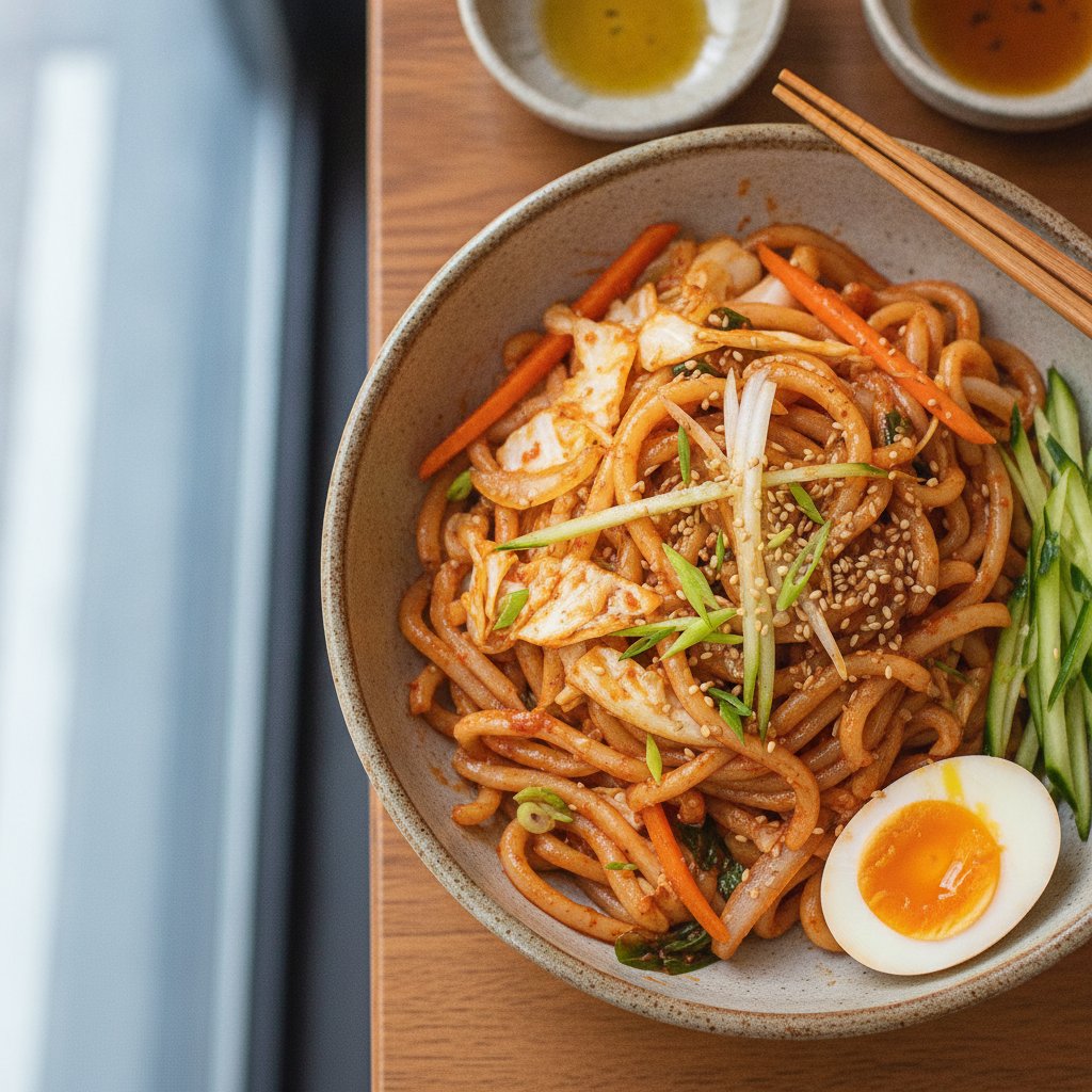 Spicy Chewy Wheat Noodles