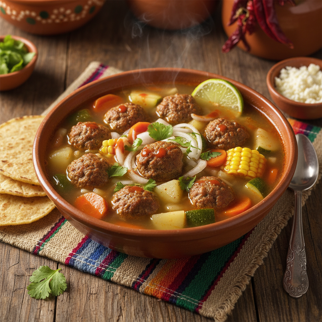 Sopa de Albondigas