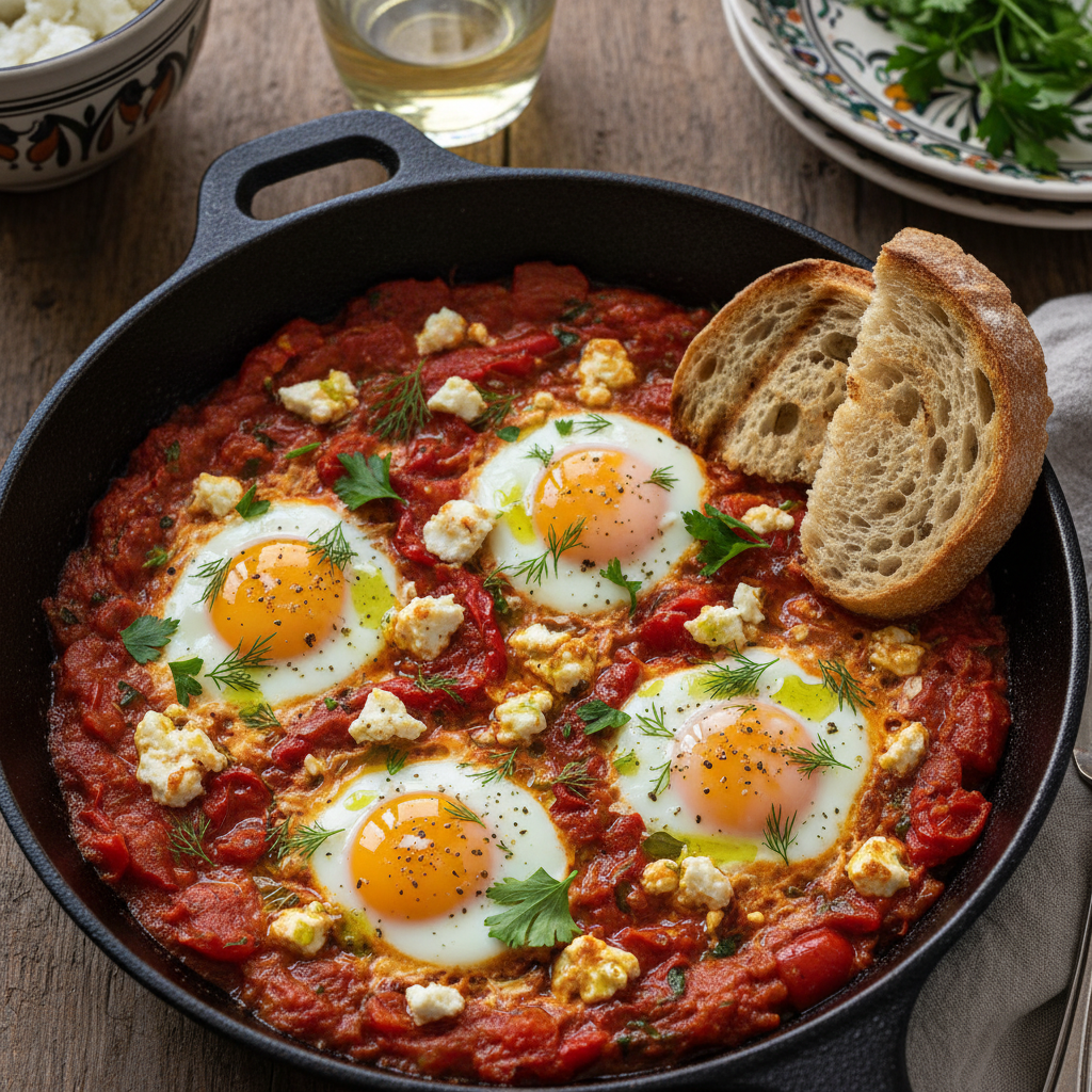 Greek Shakshuka with Feta