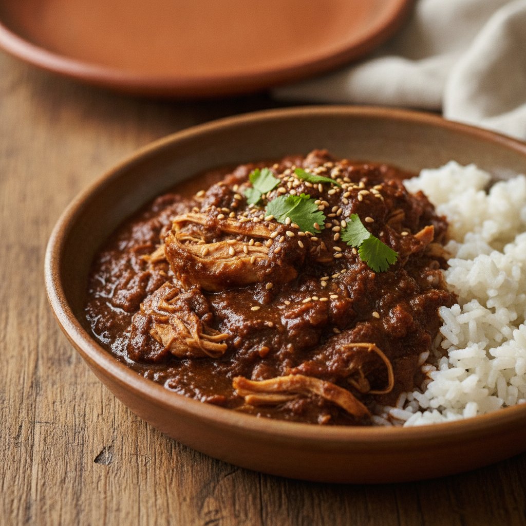 Turkey in Spiced Chocolate Sauce