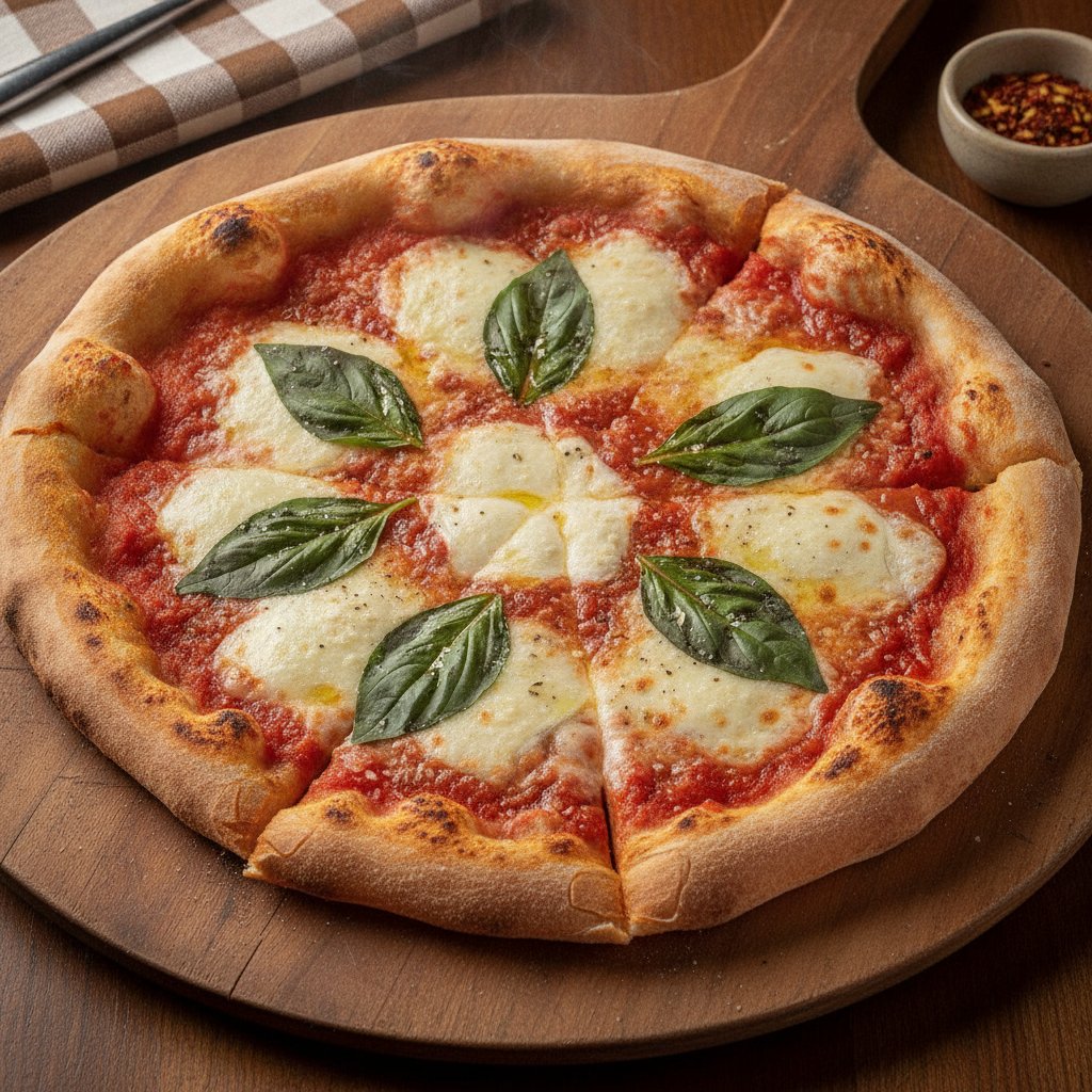 Classic Cheese and Tomato Pizza