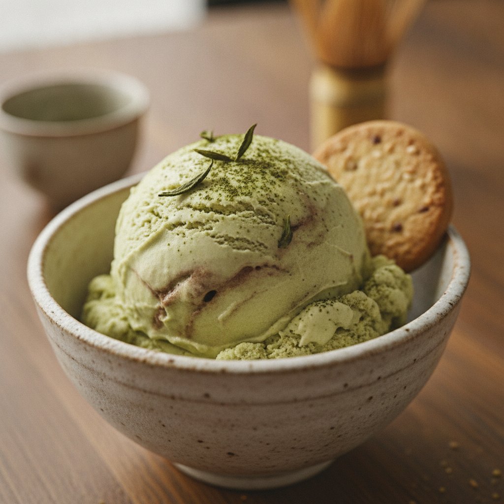 Green Tea Ice Cream, Low-Calorie Build