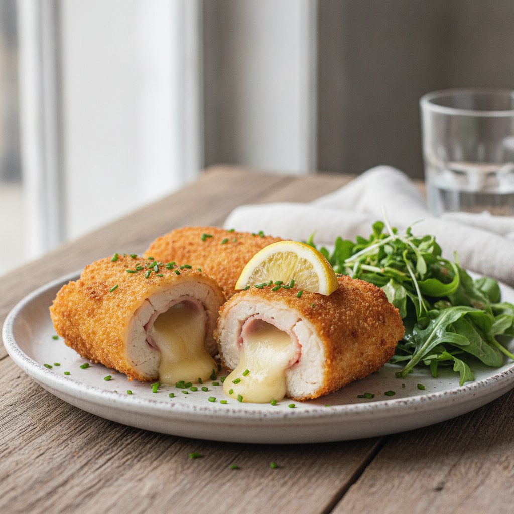 Fried Stuffed Chicken Rolls