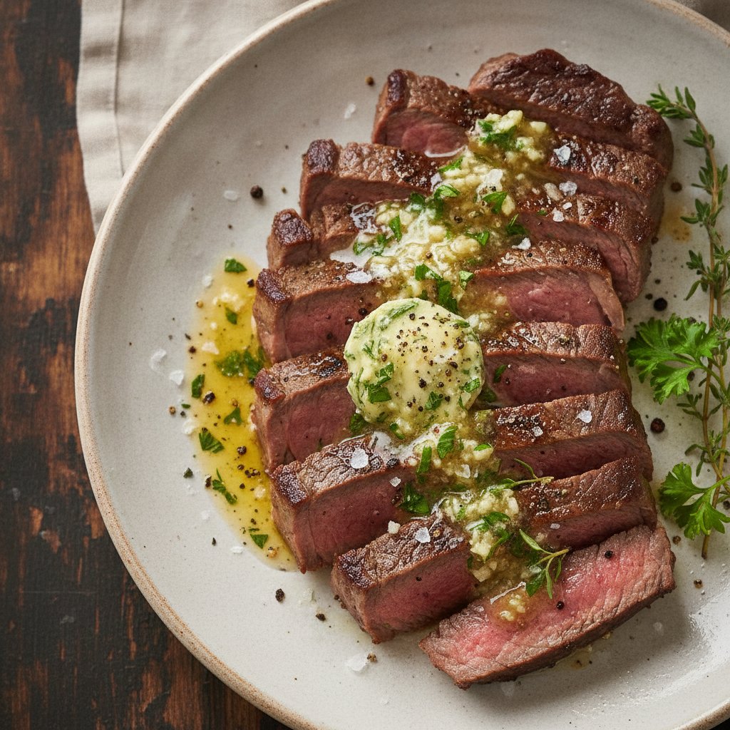 Steak with Herb Butter