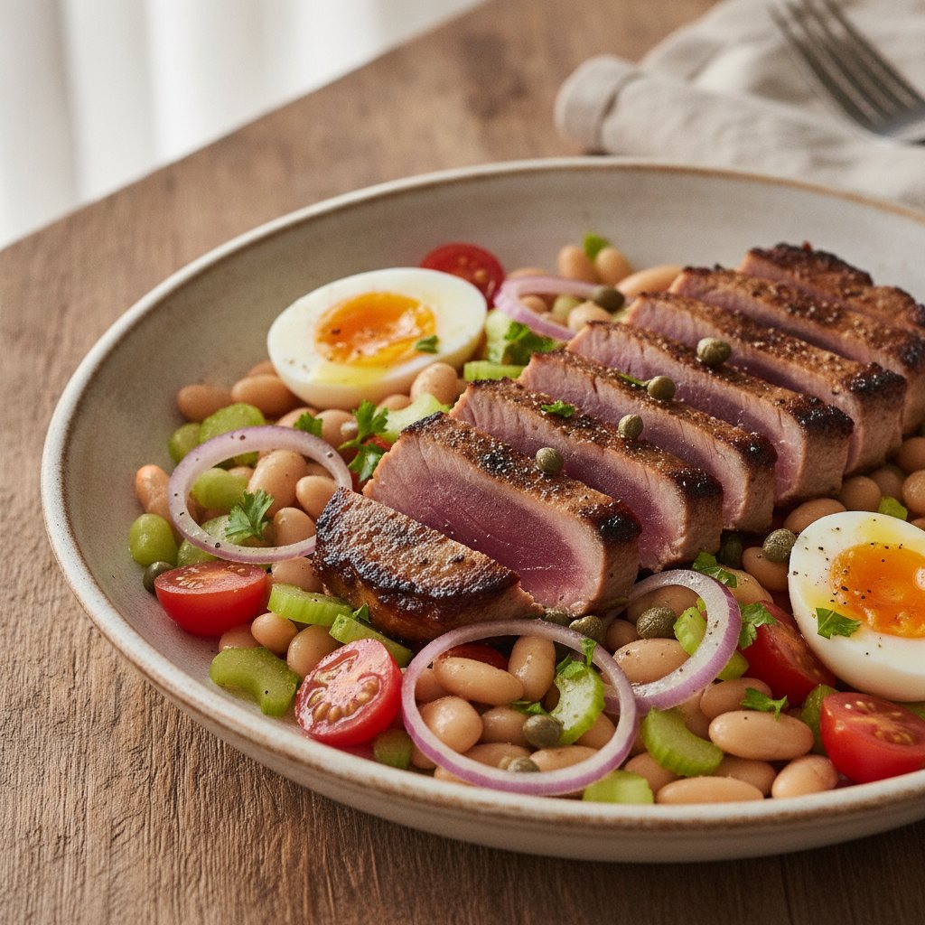 Tuna and White Bean Salad (High-Protein)