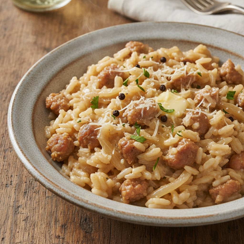 Sausage and Wine Rice