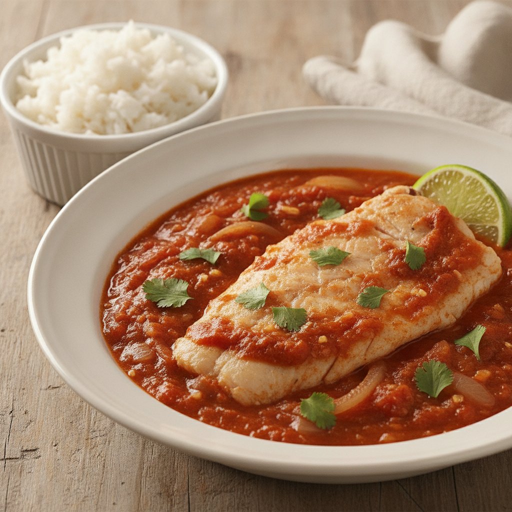 Tilapia in Chipotle Tomato Stew