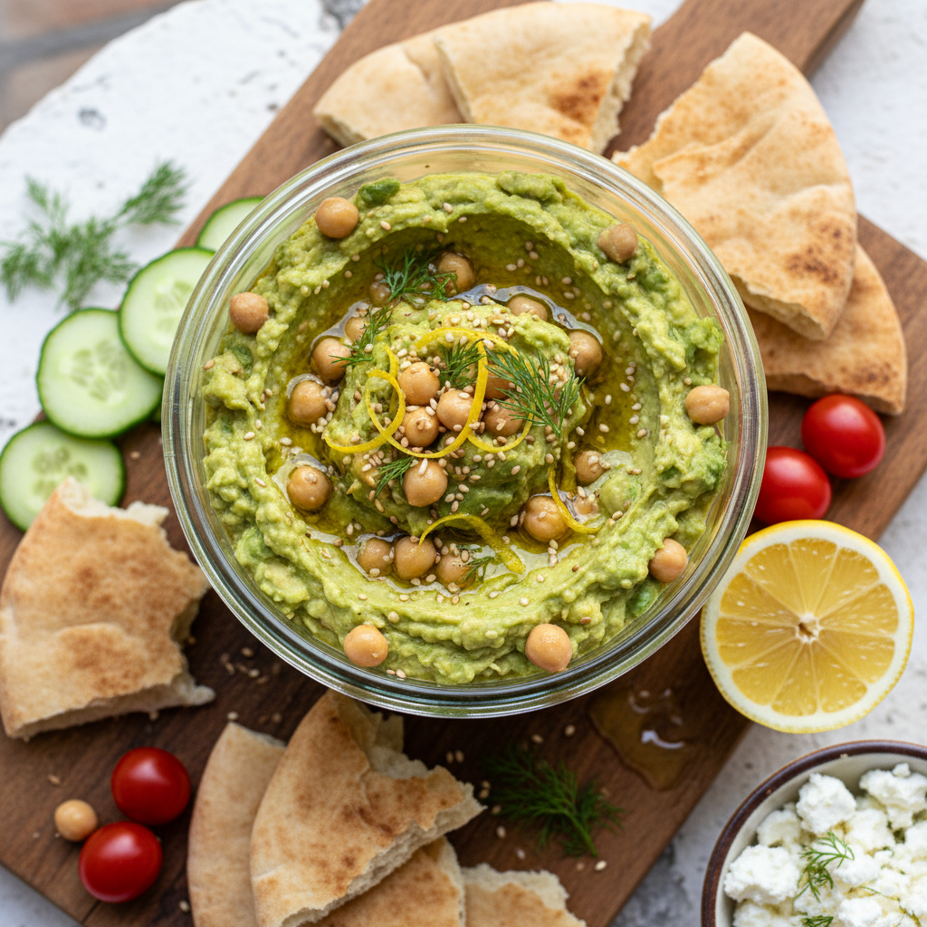 Chickpea Avocado Lemon Smash Tub
