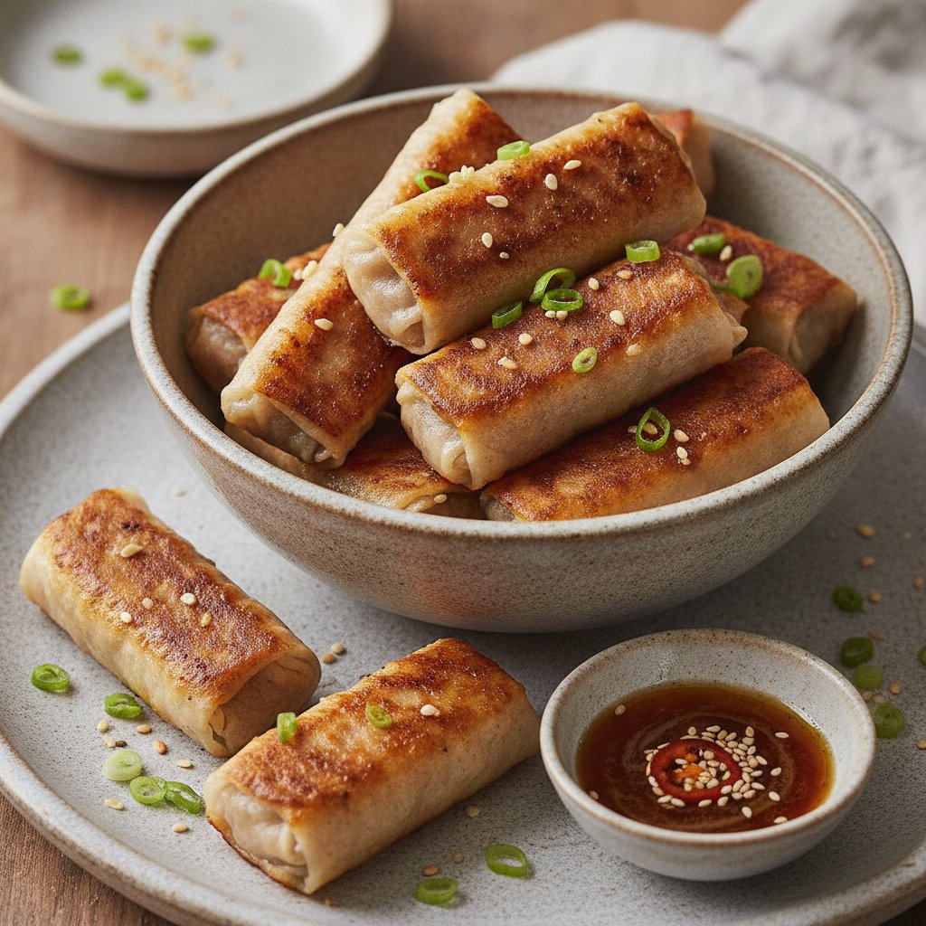 Fried Pork and Vegetable Rolls (Gluten-Free)