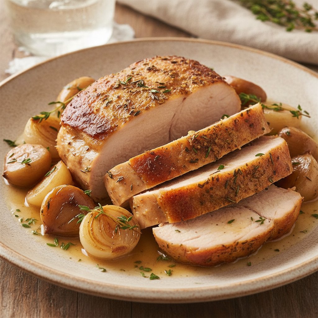 French Roast Turkey with Chestnuts (Low-Calorie)