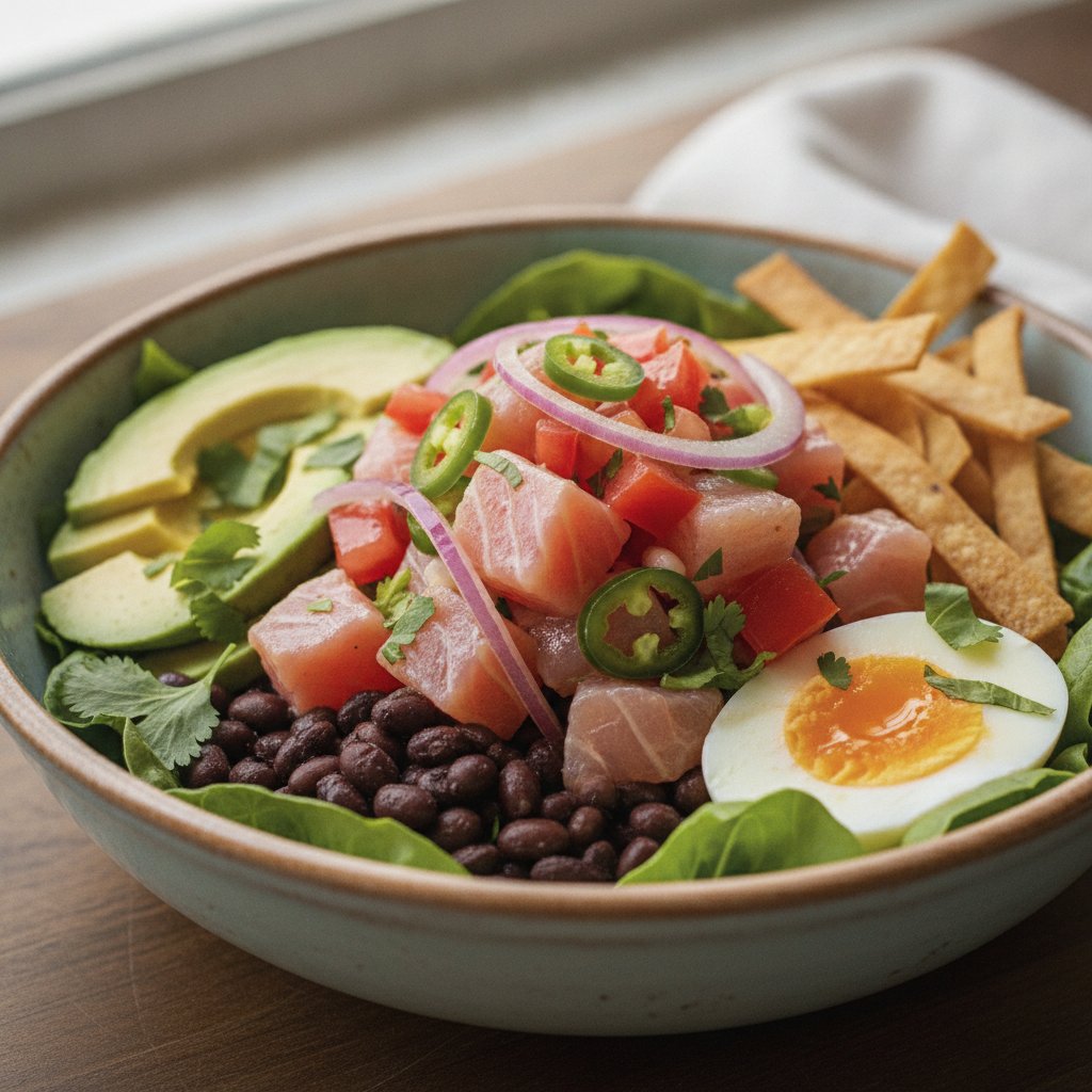 Mexican Ceviche Salad with Snapper (High-Protein)
