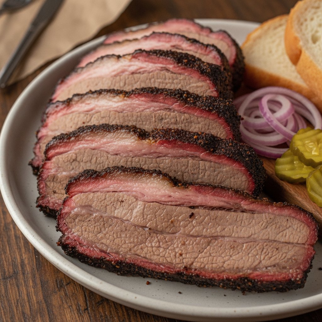 Texas smoked brisket