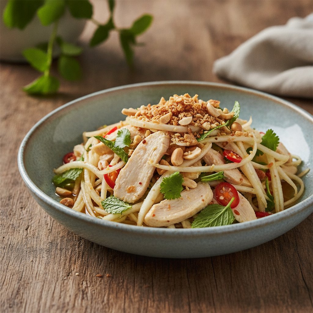 Banana Blossom Salad with Chicken