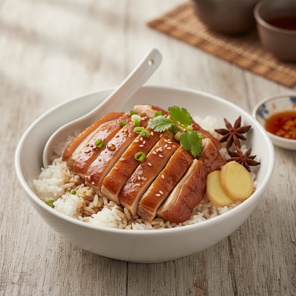 Soy Sauce Chicken Rice