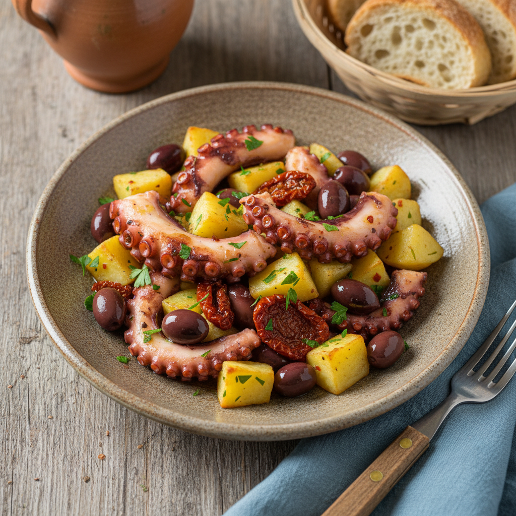 Polpo, Patate e Olive Pugliese