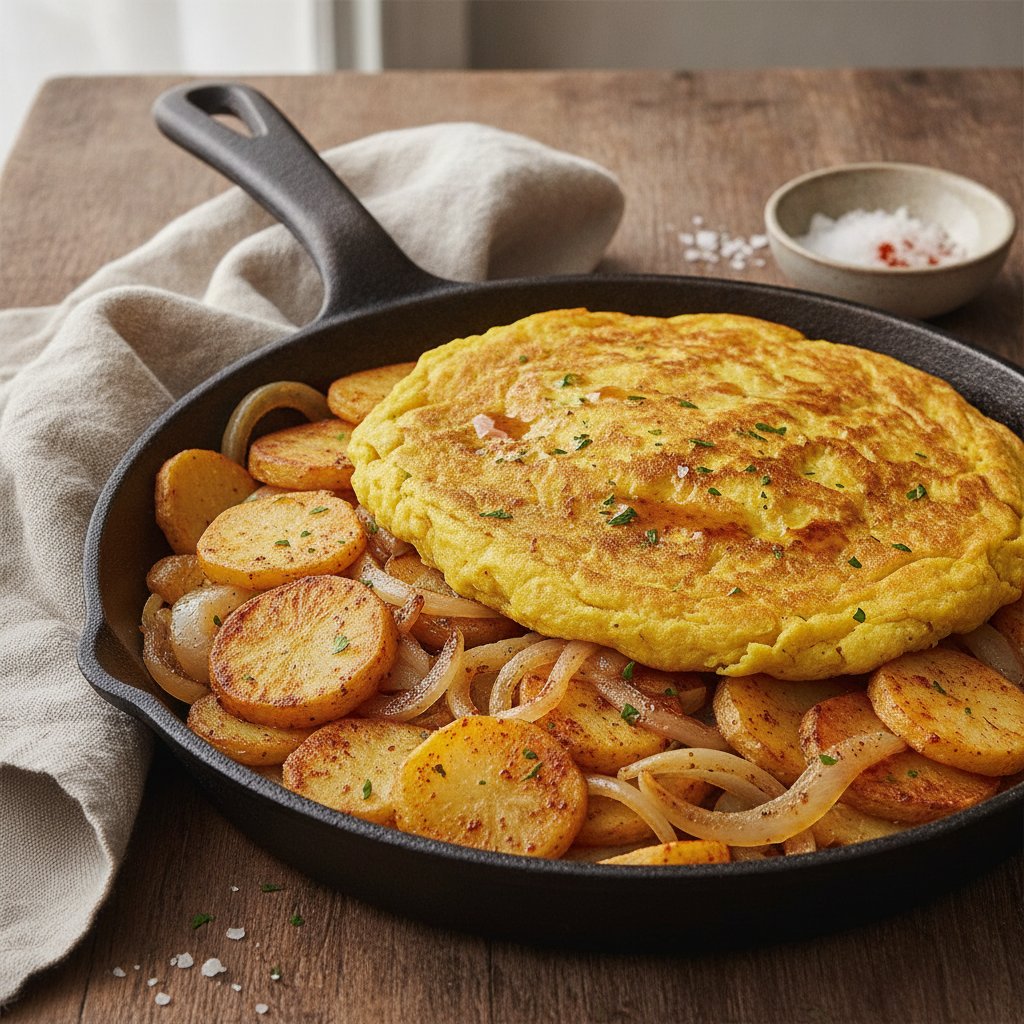Vegan Potato and Onion Skillet