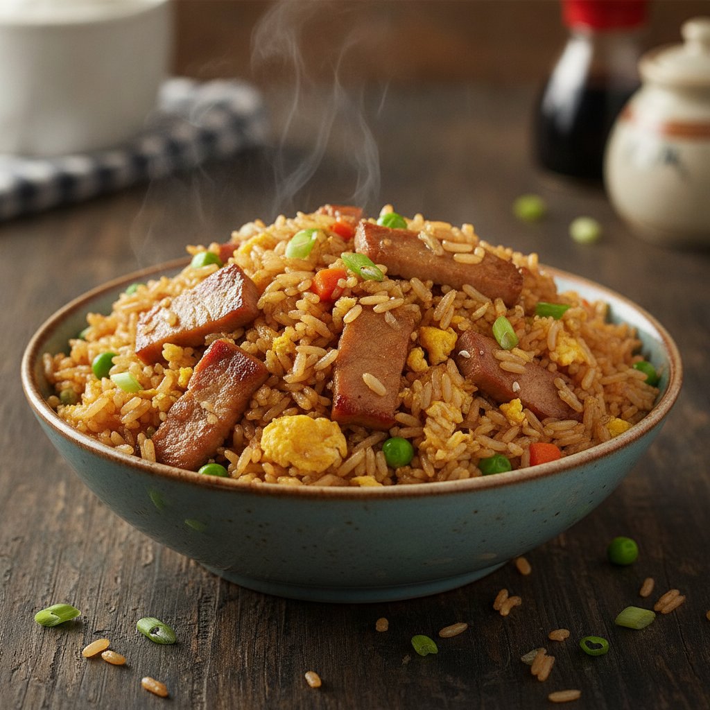 Pork Fried Rice — American Chinese Style