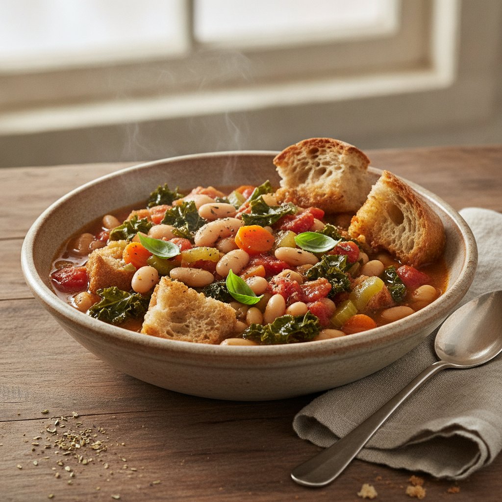 Tuscan Bread and Vegetable Stew (Low-Calorie)