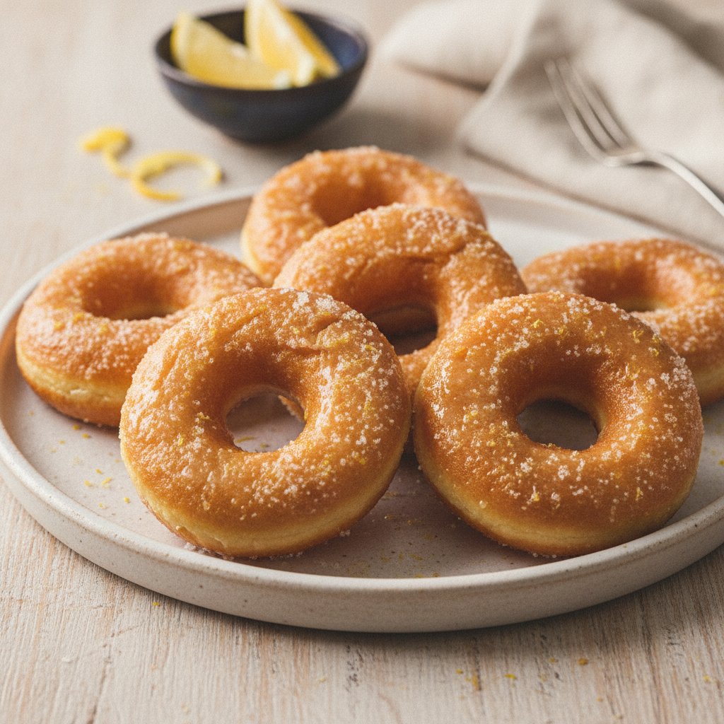 Lemon Ring Doughnuts