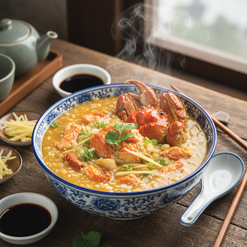 Shanghainese Crab Congee
