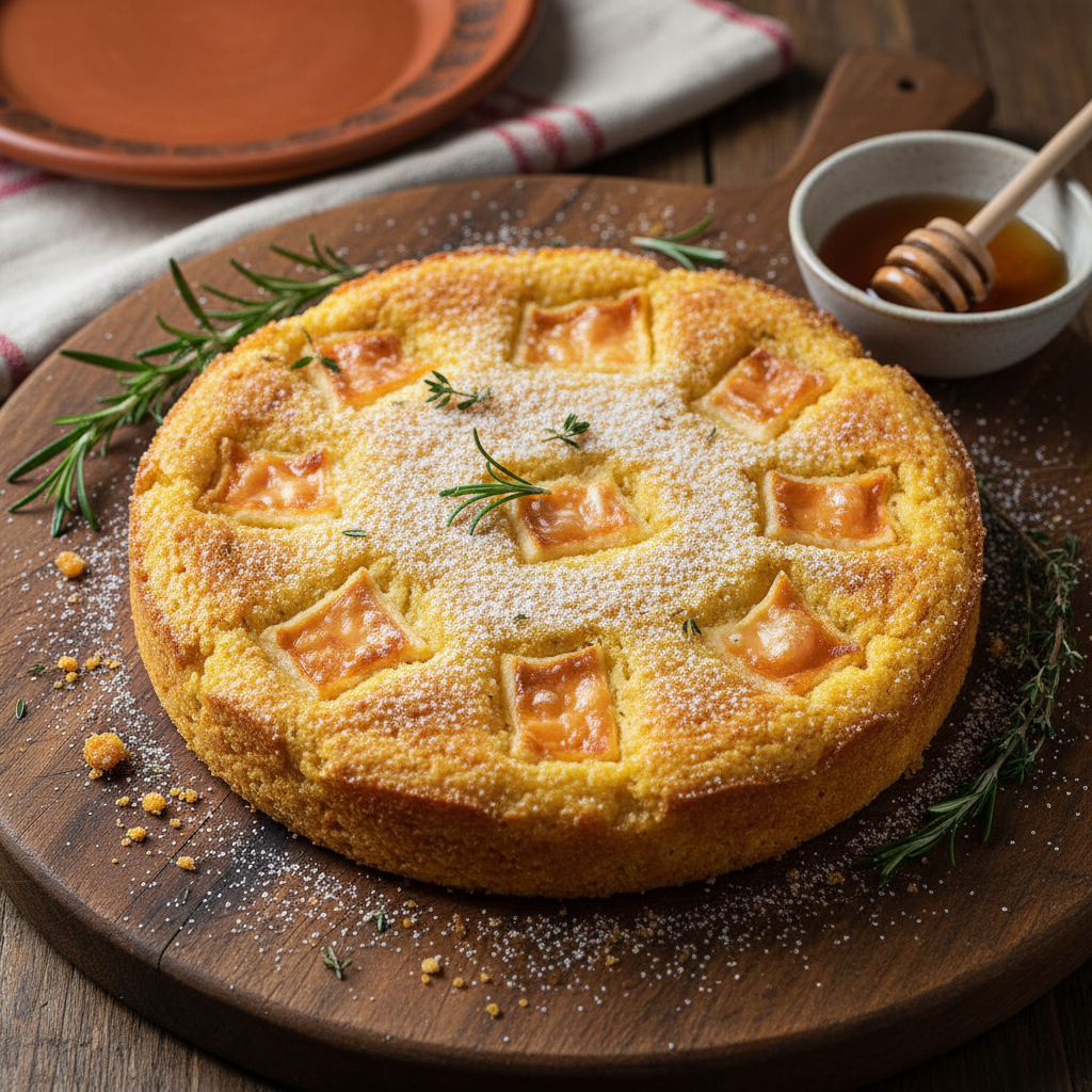 Leon Cornmeal Cake with Cheese