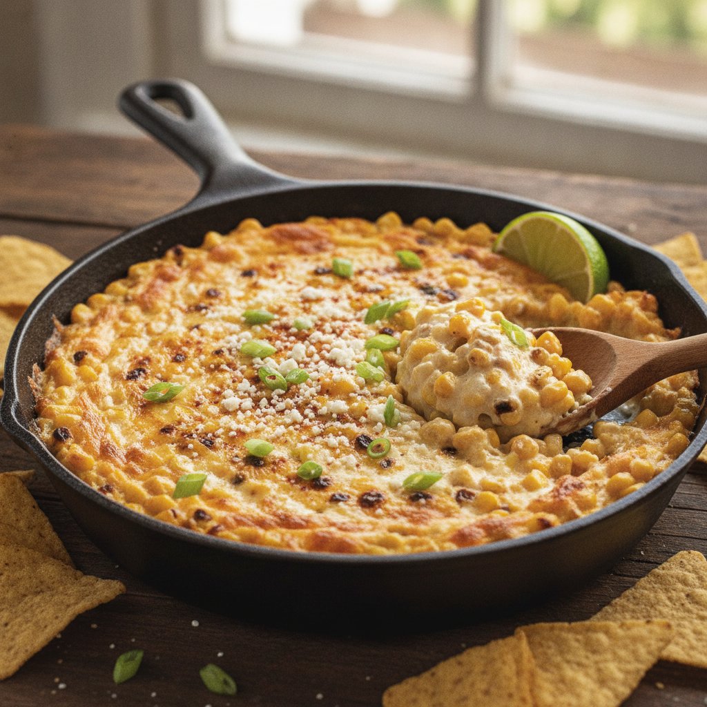 Roasted Corn and Cheese Dip