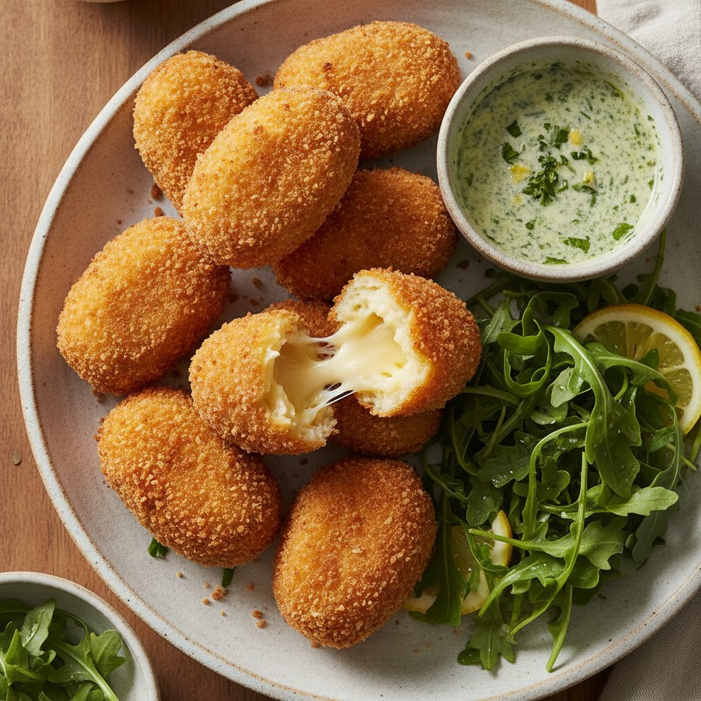 Fried Cheese Croquettes (Gluten-Free)