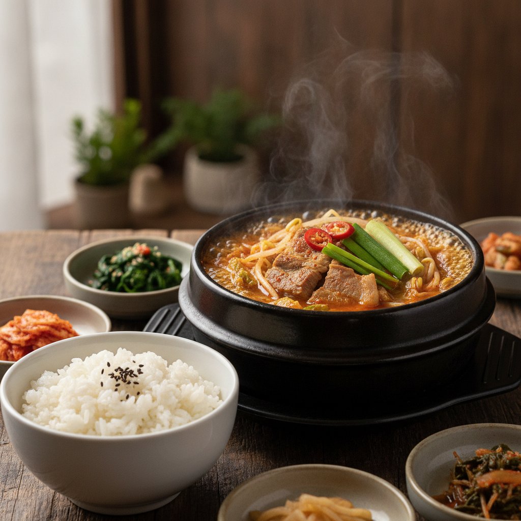 Pork and Bean Sprout Stew