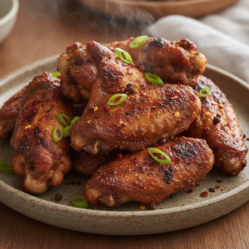 Grilled Chicken Wings with Spice Rub