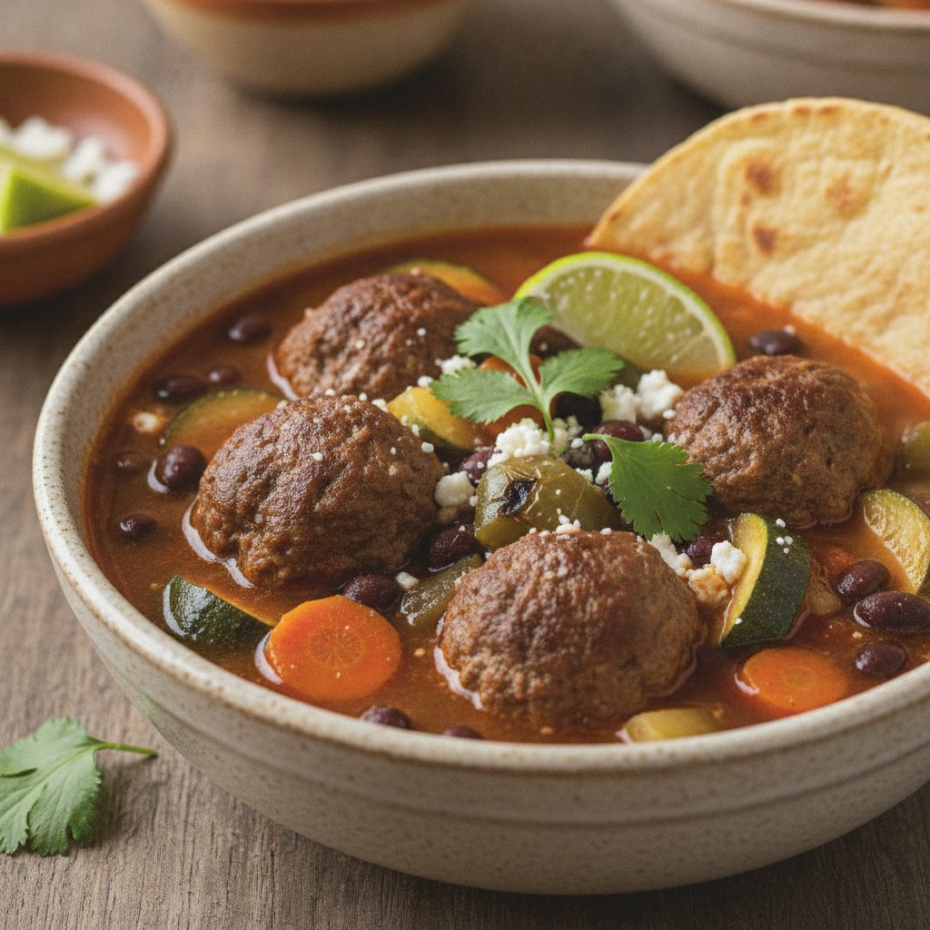 Beef Meatball Soup (High-Protein)