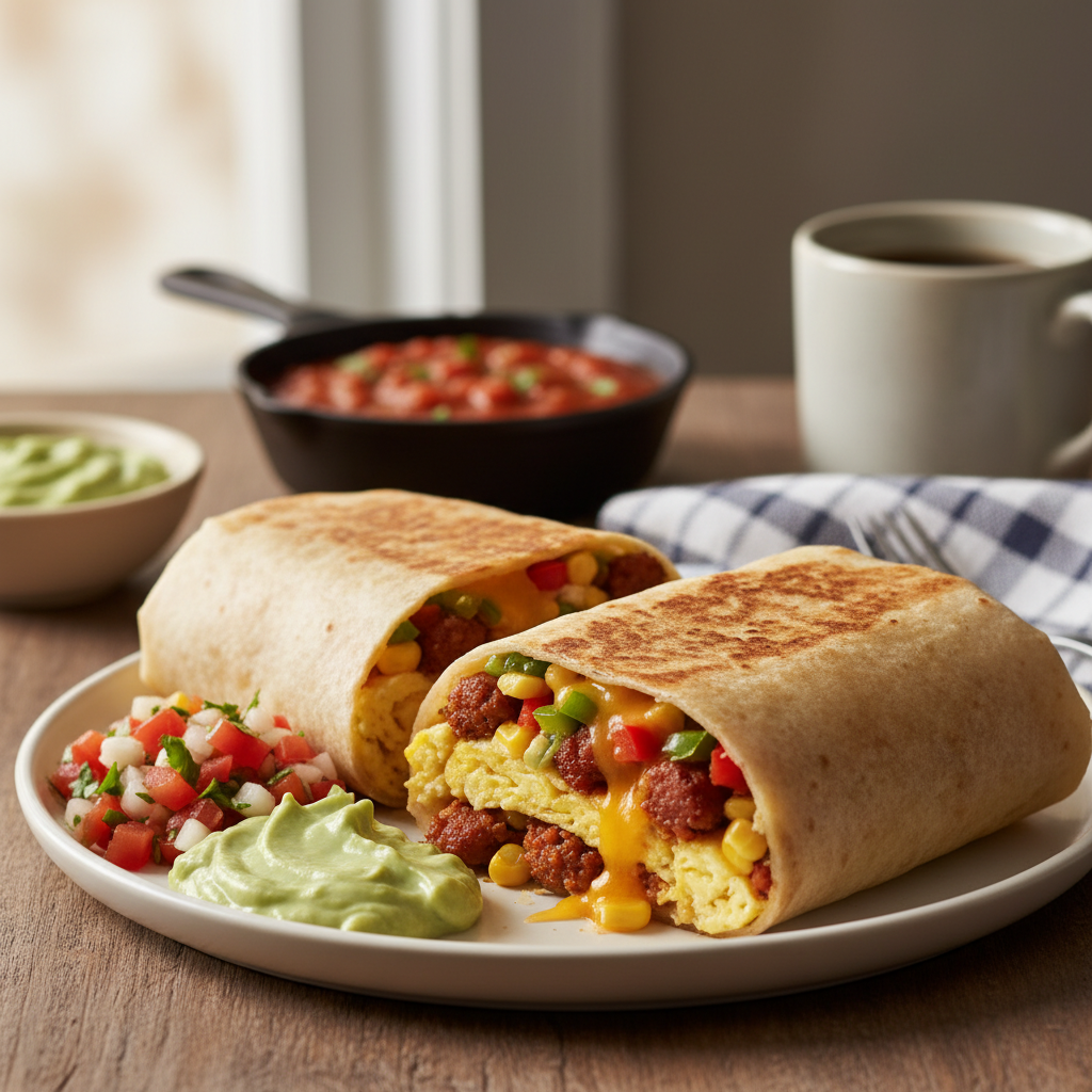 Tex-Mex Breakfast Burrito