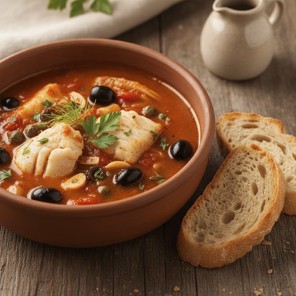 Sicilian Fish Stew (Low-Chol)