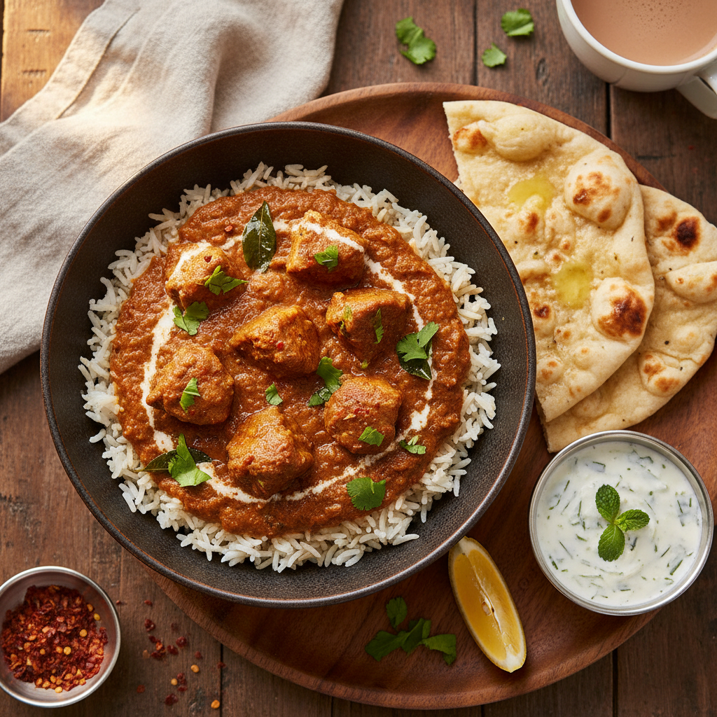 Lamb Curry Rice Bowl