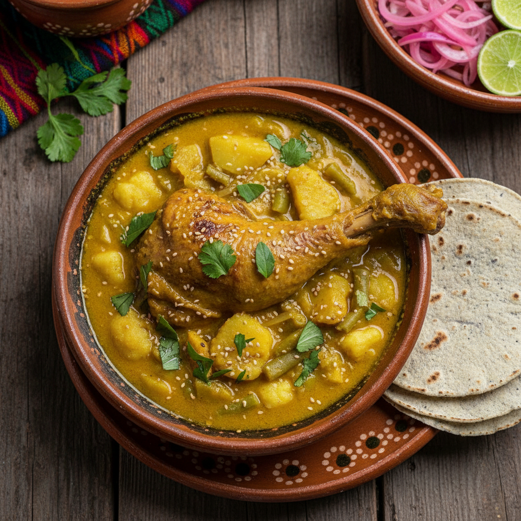 Mole Amarillo Oaxaqueno con Guajolote
