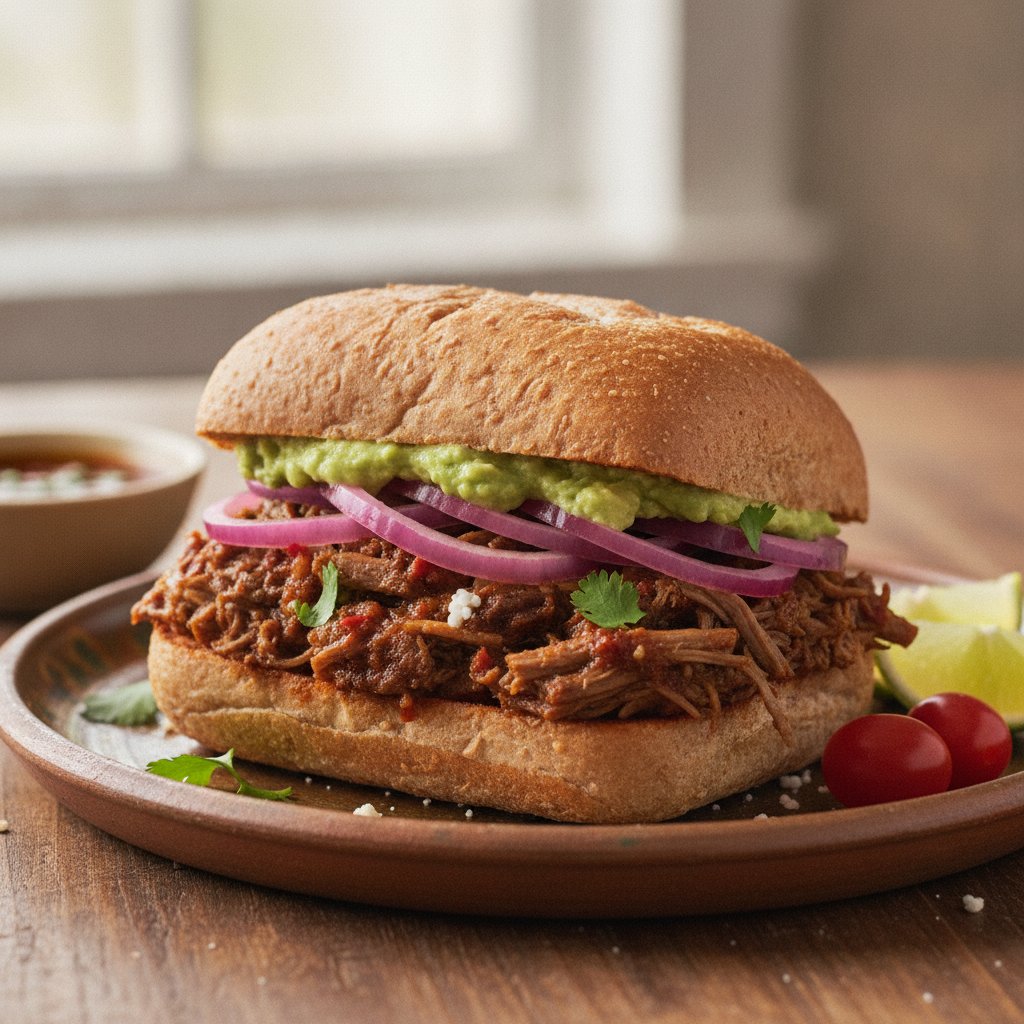 Shredded Beef Sandwich (Low-Calorie)